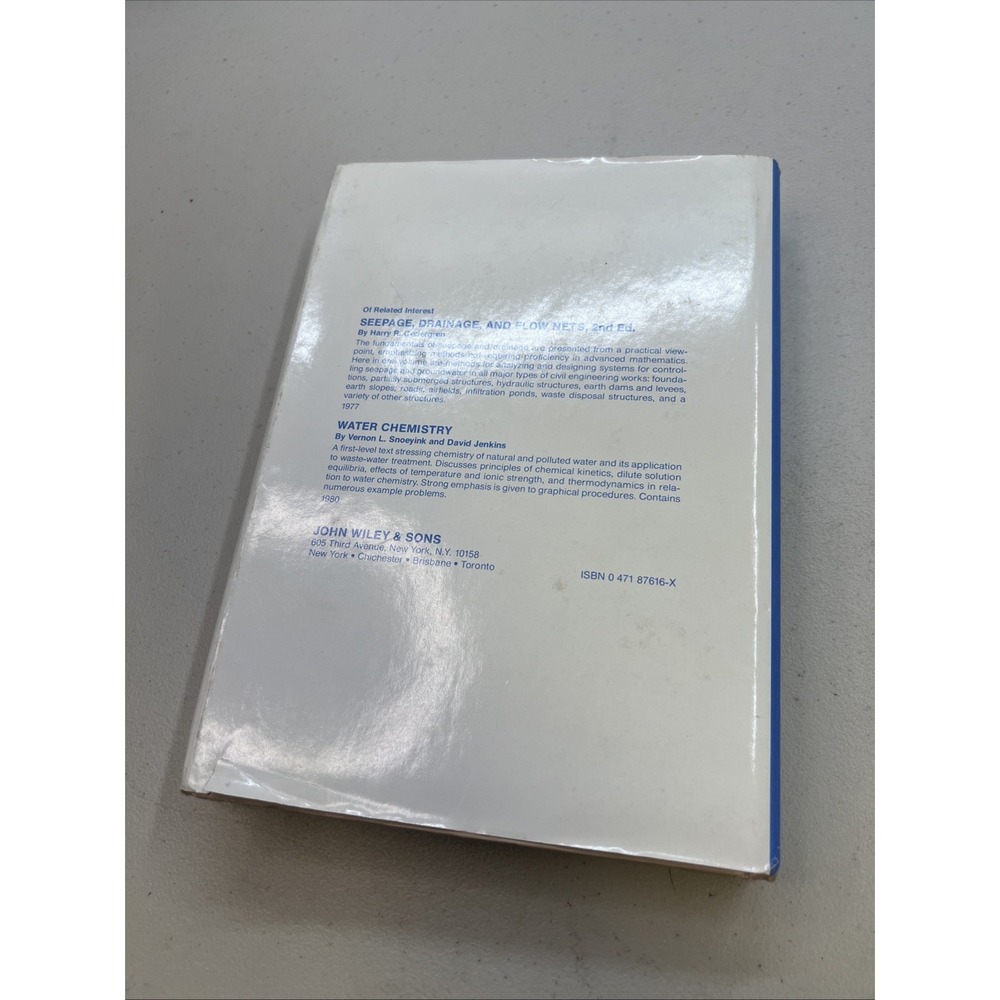 GROUNDWATER HYDROLOGY, 2ND EDITION By David Keith Todd - Hardcover-Dust Cover - Picture 9 of 9